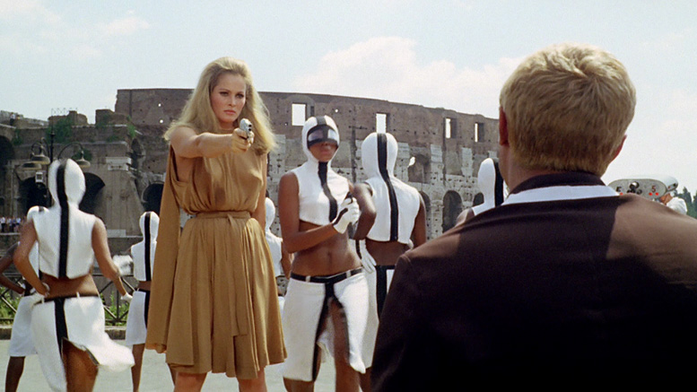 Satire... or premonition? Ursula Andress in The Tenth Victim