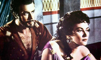 Massimo Girotti and Yvonne De Carlo in The Sword and the Cross